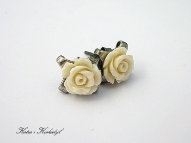 Creme rose vol. 2  - kolczyki
