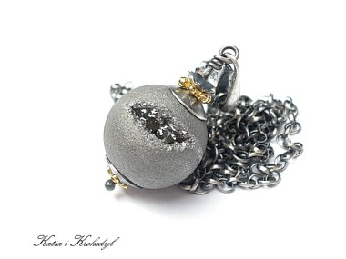 Titanium grey - naszyjnik