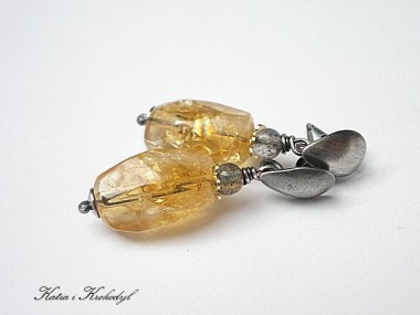 Citrine - kolczyki