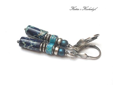 Caribbean blue - kolczyki