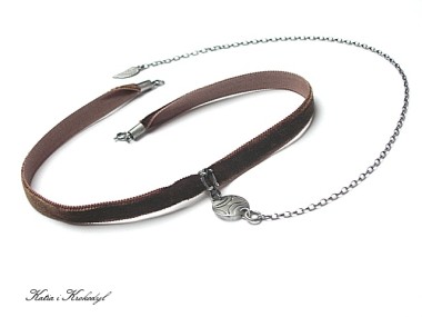 CHOKER /CHOCOLATE/SMYCZ - naszyjnik