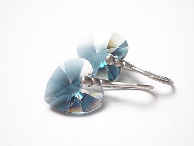 Heart blue ombre