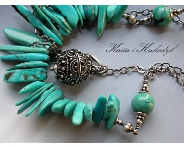 SPRZEDANE. TURKUSOWE PAZURKI