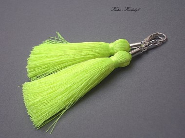 Neon yellow /boho/ - kolczyki