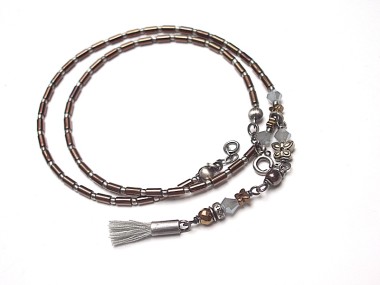 Hematite line /brown - grey/ - choker