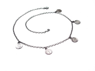 Numizmaty /choker/ - naszyjnik