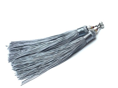 Maxi Boho /grey/ - kolczyki