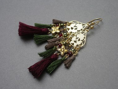 Ażurowe boho vol. 6 - kolczyki