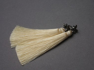 Orchid /boho/ - vanilla - kolczyki