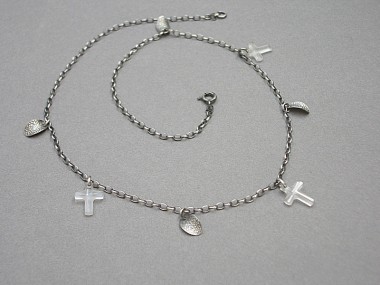 Choker /crystal cross/ - naszyjnik