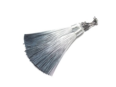 Ombre Boho /grey/ - kolczyki