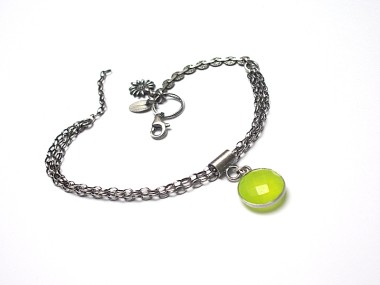 Oczko /lime/ - bransoletka