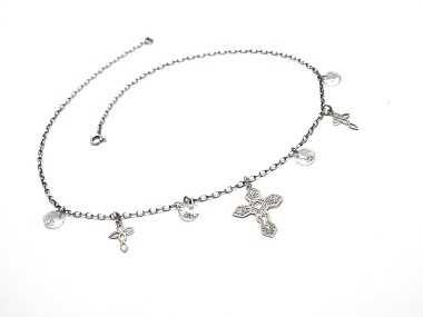 Choker /crystal cross/ vol. 2 - naszyjnik
