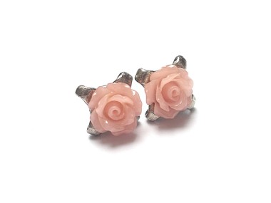 Powder rose - kolczyki