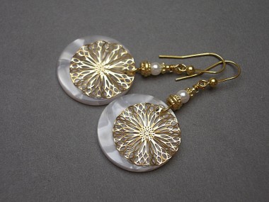 Perle /rosette/ - kolczyki