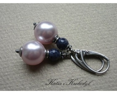 SPRZEDANE. POWDER ROSE AND SAPPHIRE