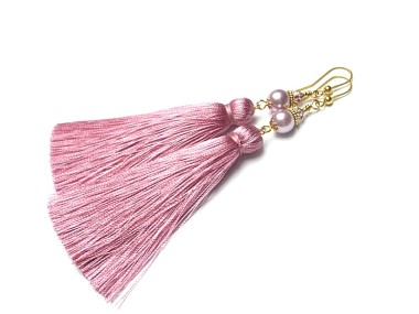 BOHO /antique pink vol. 3/ - kolczyki
