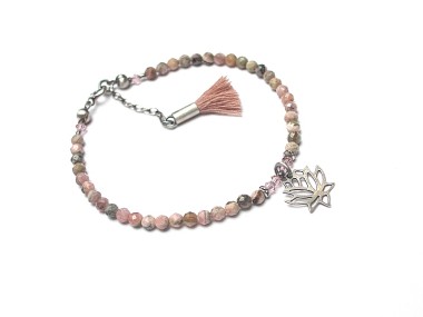 BOHO /antique pink/ vol. 2 - bransoletka