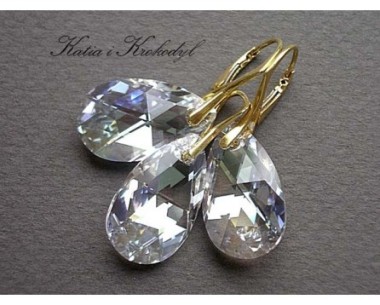 SWAROVSKI MIGDAŁY CRYSTAL W ZŁOCIE