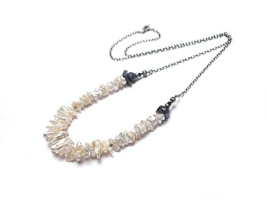 Zamówienie dla p. Magdy - Pearls & Sapphires - naszyjnik