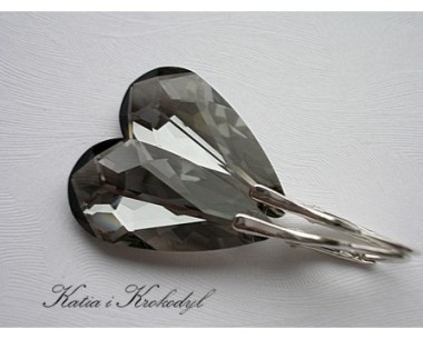 SPRZEDANE. SWAROVSKI KROPLE SATINE