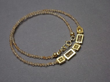 Cubist /gold/ - naszyjnik