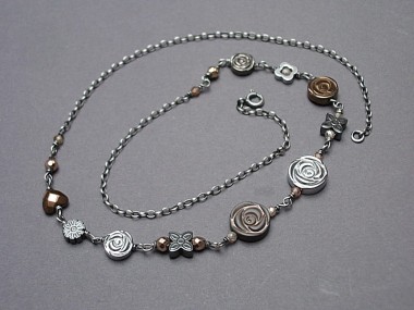 Colours mix /hematite/ vol. 4 - naszyjnik