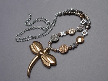 Copper /dragonfly/ - naszyjnik