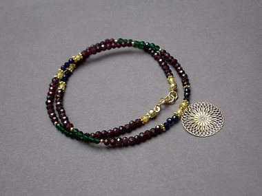 Rozeta garnet vol. 2 - choker