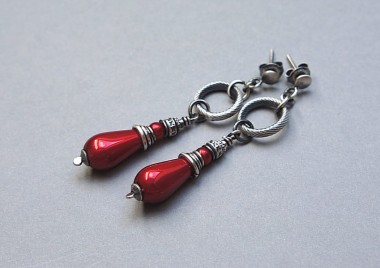 Red pearl vol. 2 - kolczyki