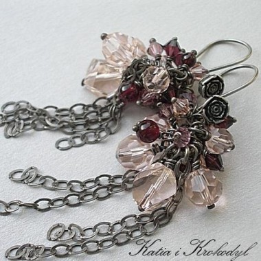 PŁATKI KWIATÓW /Z płatków kwiatów/ - vintage roses