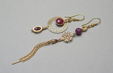 Asymmetric /ruby/vol. 2 - kolczyki