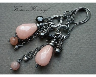 SPRZEDANE. PEACH AND BLACK