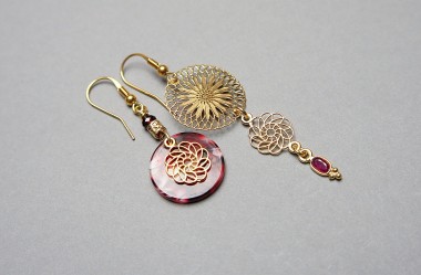 Asymmetric /ruby/vol. 4 - kolczyki