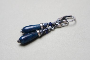 Apatytowe kropelki - kolczyki