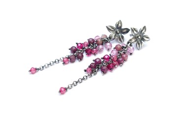 Spring flower vol. 2 /pink/ - kolczyki