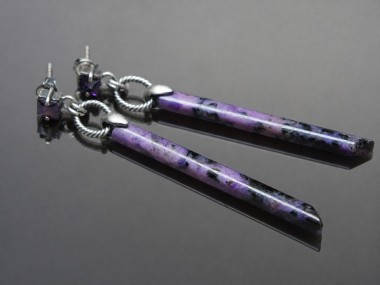 Stick vol. 9 /purple/ - kolczyki