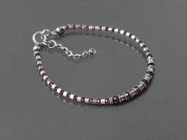 Żmijka vol. 4 /garnet/ - bransoletka