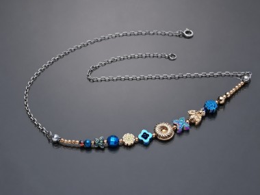 Colours mix vol. 9/deep blue / - choker