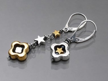 Colours hematite vol. 2 /asymmetric/ - kolczyki