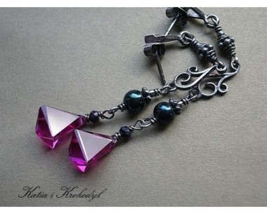 SPRZEDANE. PIRAMIDKI PINK TOPAZ