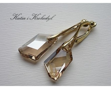SPRZEDANE. SWAROVSKI De Art Golden Shadow w złocie
