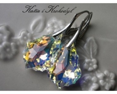 SWAROVSKI BAROC CRYSTAL AB 22mm