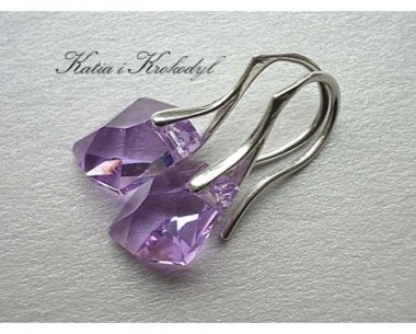 SPRZEDANE. SWAROVSKI GEOMETRIA VIOLET