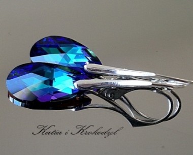 SPRZEDANE. SWAROVSKI MIGDAŁY HELIOTROPE