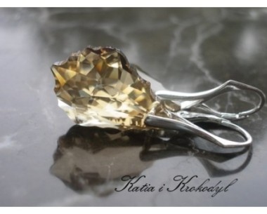 SWAROVSKI BAROC GOLDEN SHADOW 22mm
